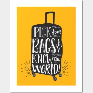 Pick YouR Bags & Know The World Posters and Art